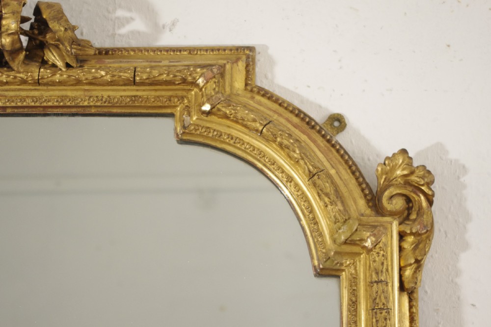 Victorian Gilt Large Overmantle Mirror View VI