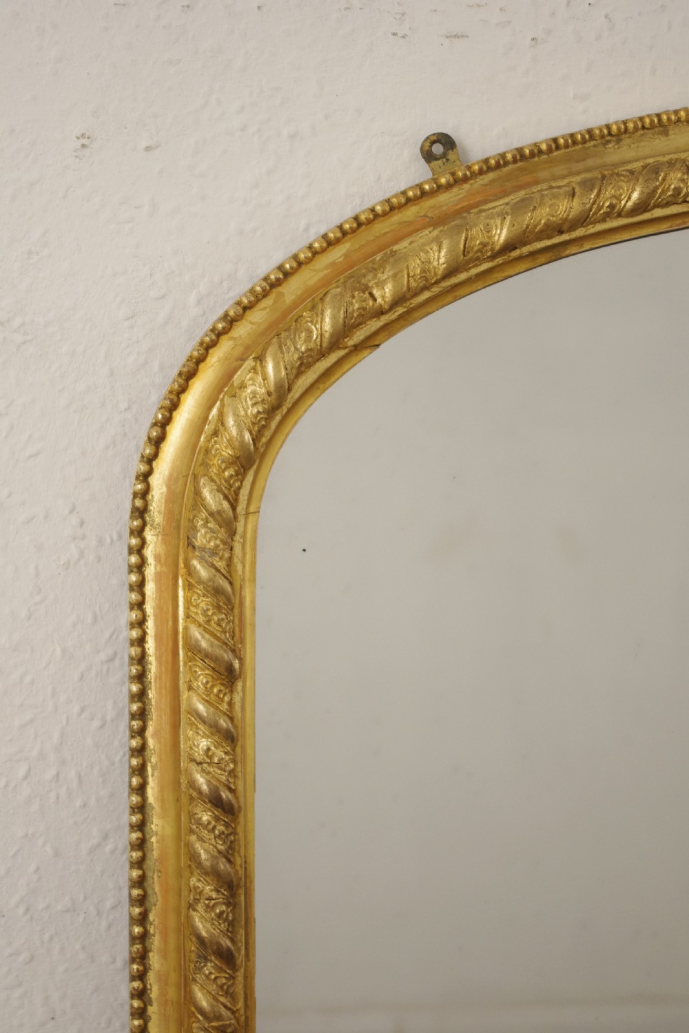 Victorian Gilt Arch Top Overmantle Mirror View IV