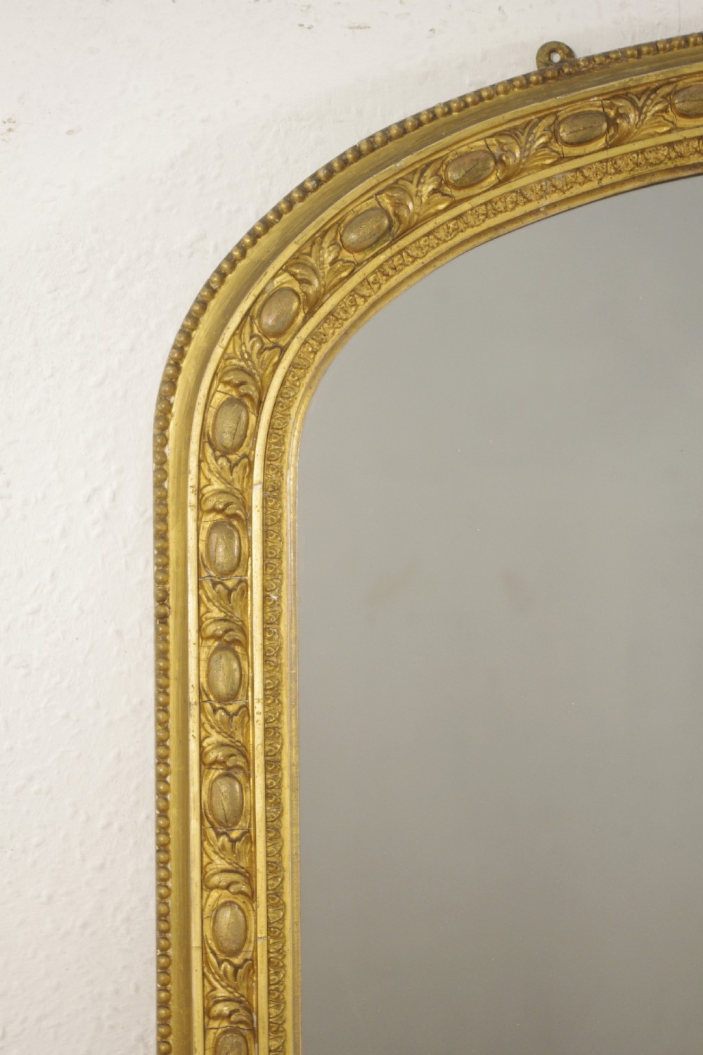 Victorian Gilt Arch Top Overmantle Mirror View VI