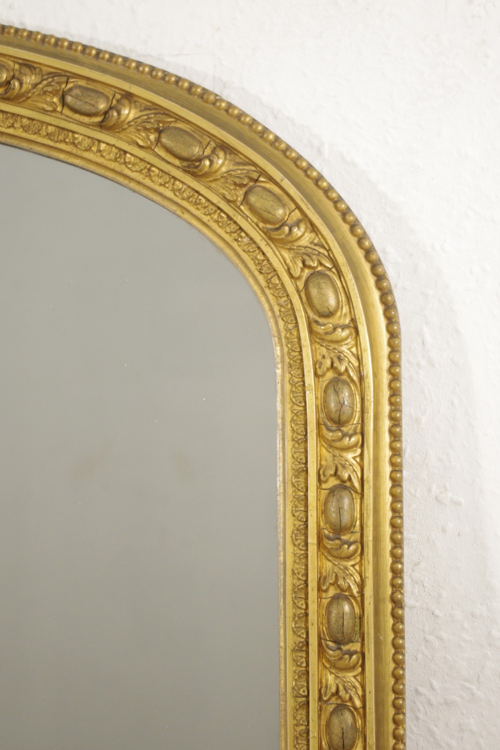 Victorian Gilt Arch Top Overmantle Mirror View VII