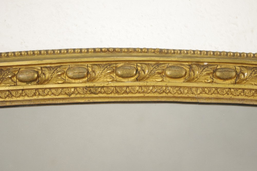Victorian Gilt Arch Top Overmantle Mirror View X