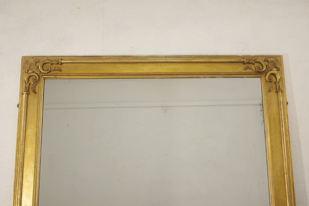 Victorian Gilt Large Overmantle Mirror View II
