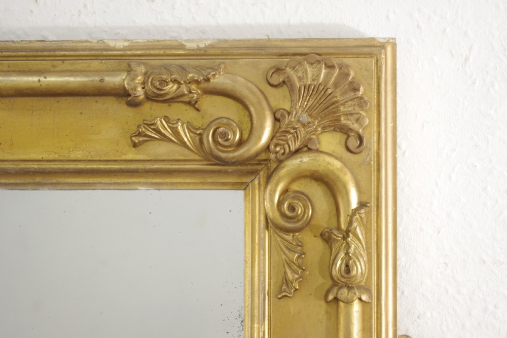 Victorian Gilt Large Overmantle Mirror View VI