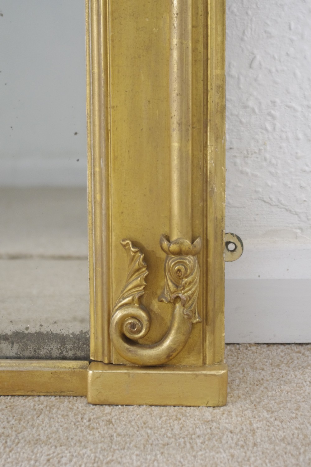 Victorian Gilt Large Overmantle Mirror View VIII