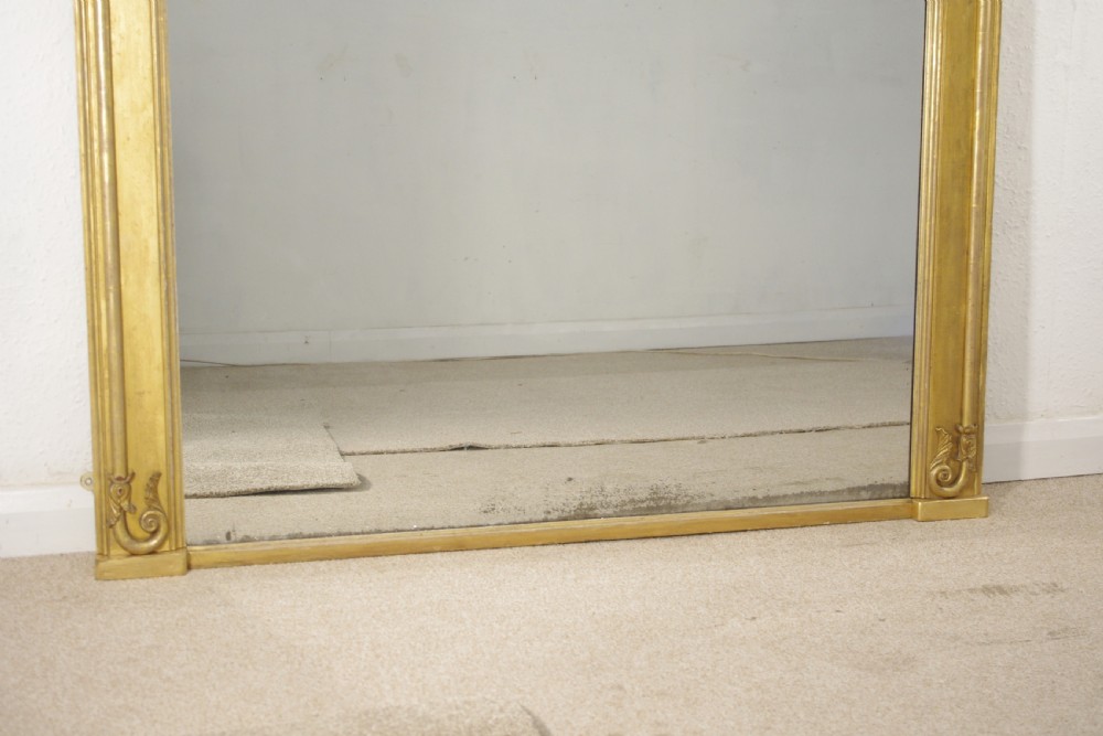 Victorian Gilt Large Overmantle Mirror View IX