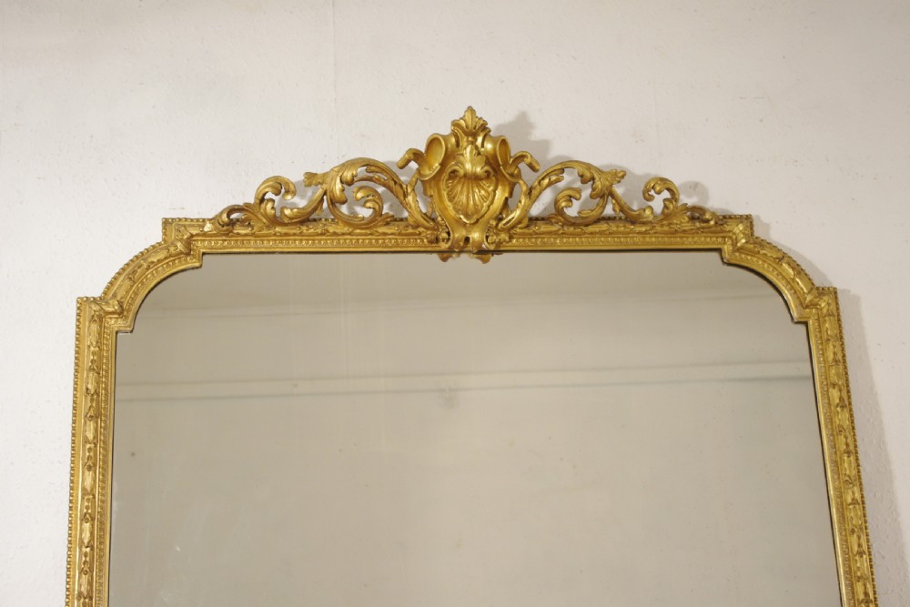 Victorian Gilt Overmantle Mirror View II