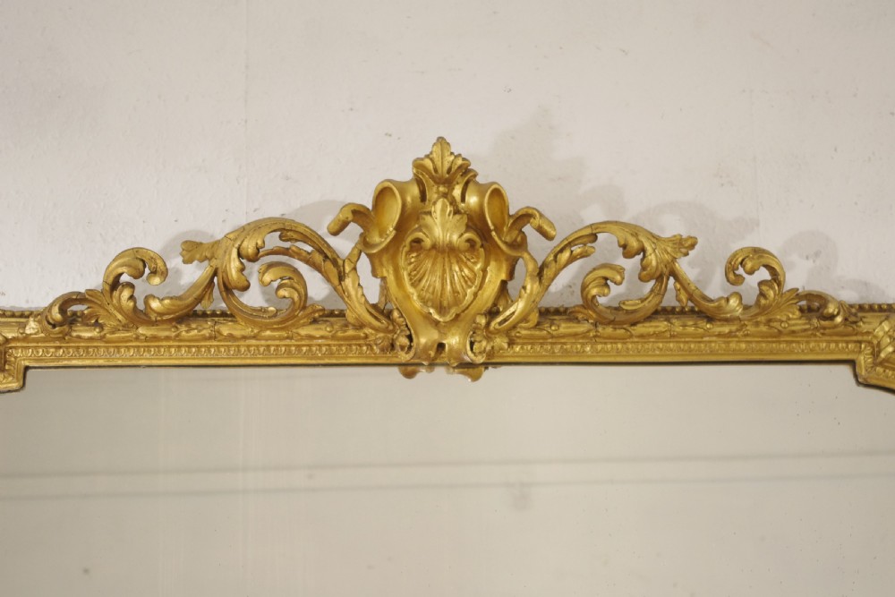Victorian Gilt Overmantle Mirror View III