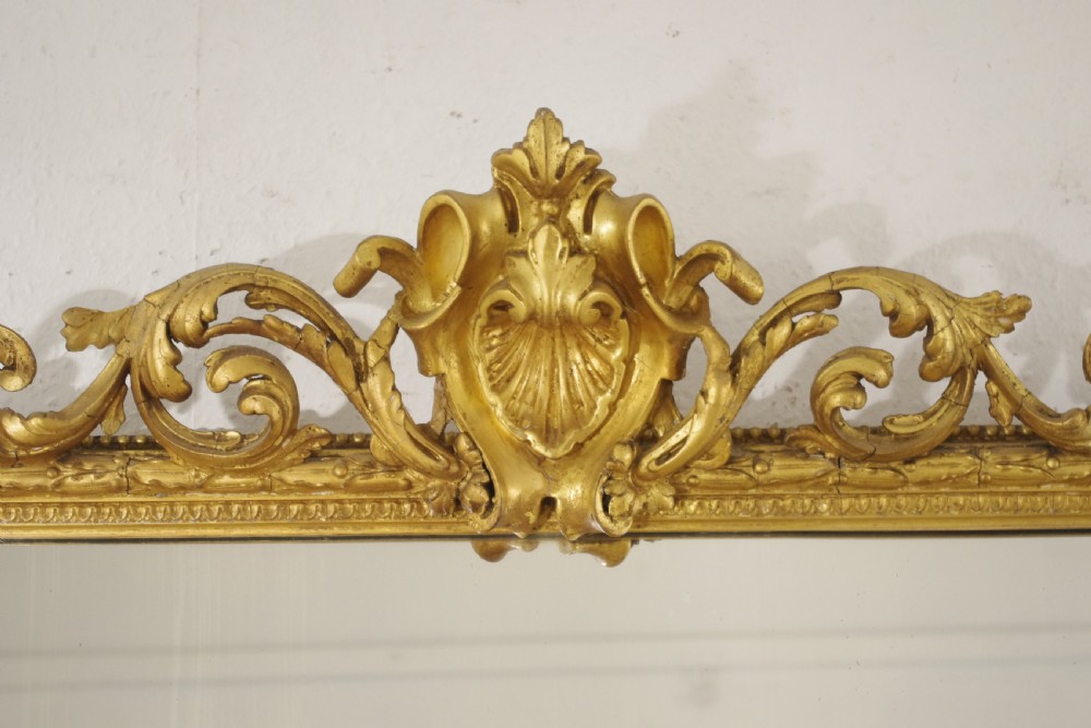 Victorian Gilt Overmantle Mirror View IV