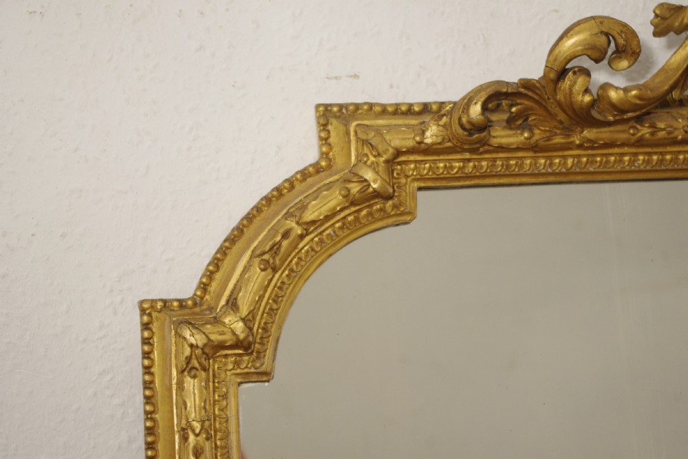 Victorian Gilt Overmantle Mirror View VI