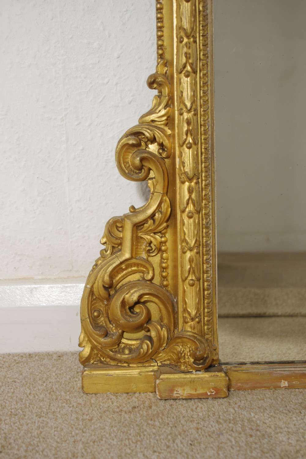 Victorian Gilt Overmantle Mirror View VIII