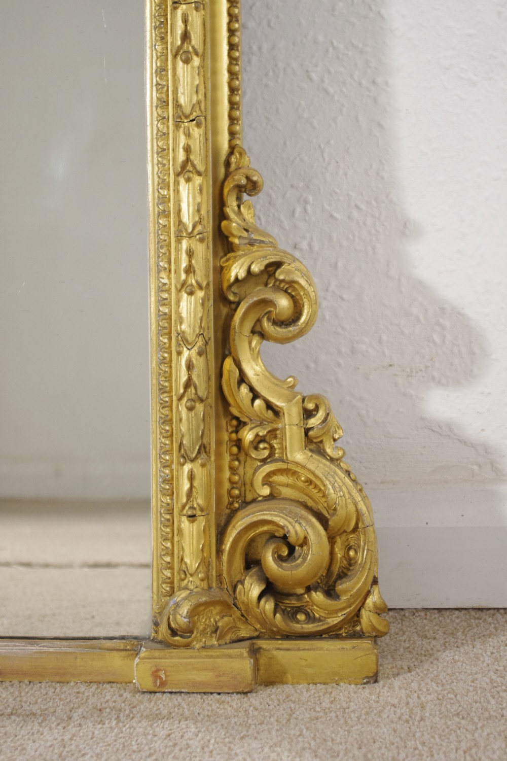Victorian Gilt Overmantle Mirror View IX
