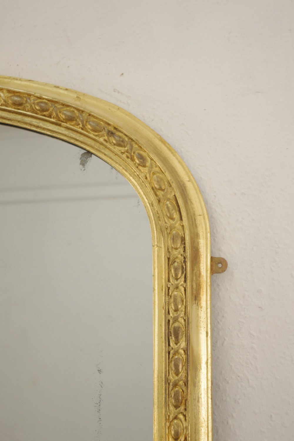 Victorian Gilt Large Arch Top Overmantle Mirror View IV