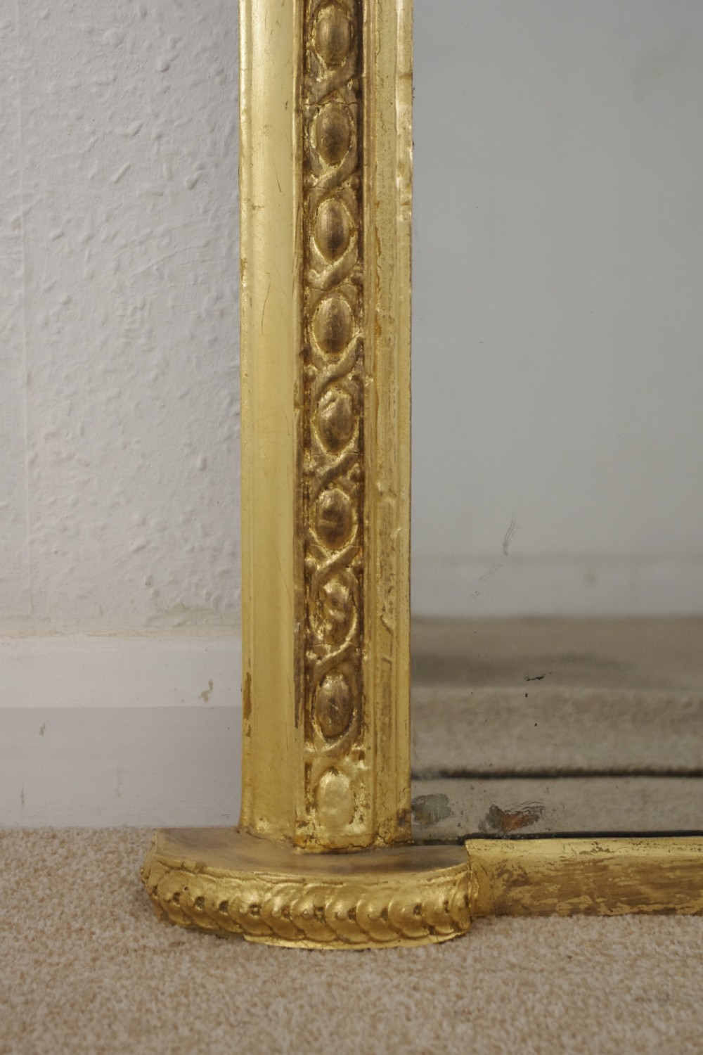 Victorian Gilt Large Arch Top Overmantle Mirror View VI