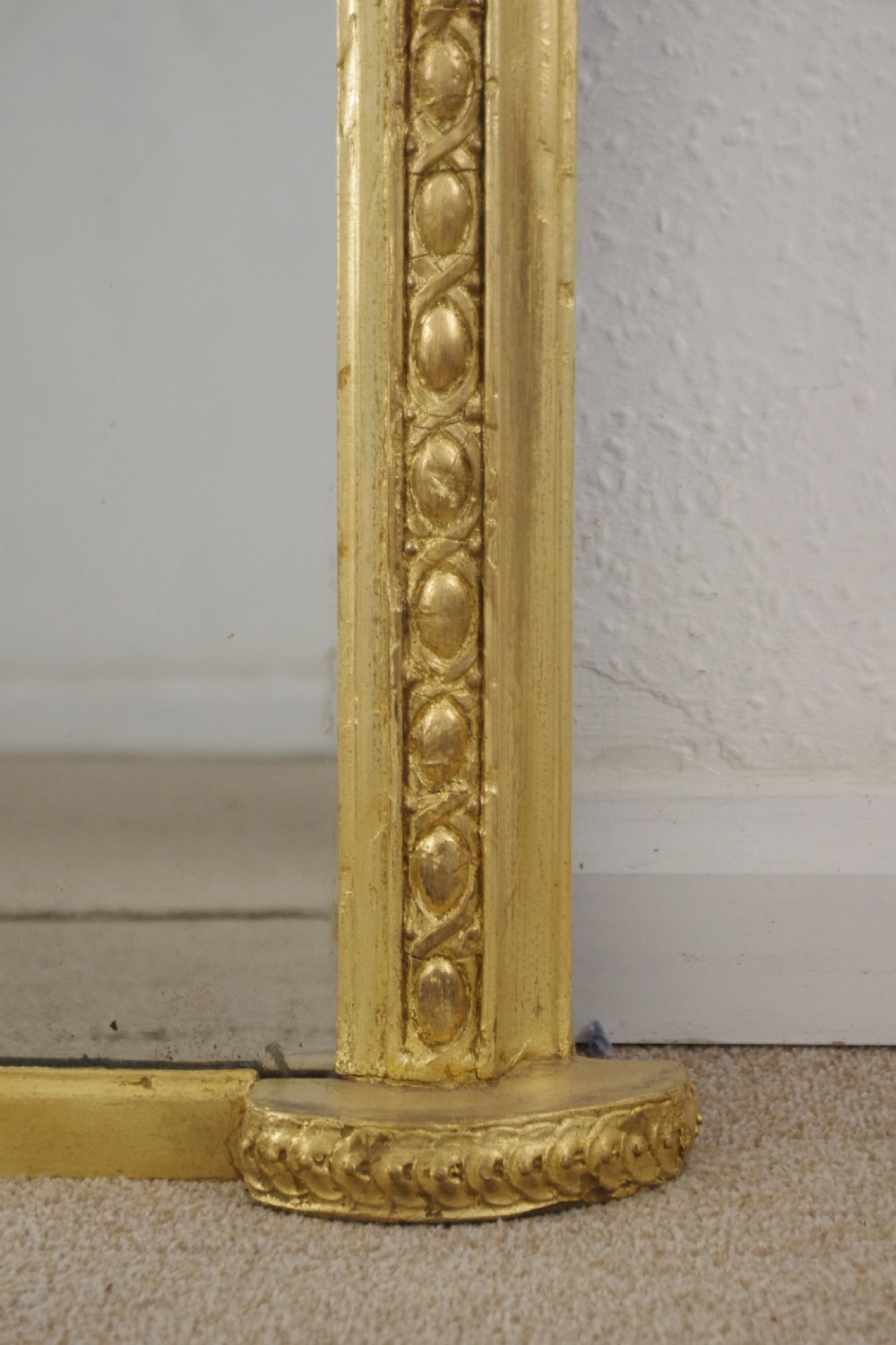 Victorian Gilt Large Arch Top Overmantle Mirror View VII