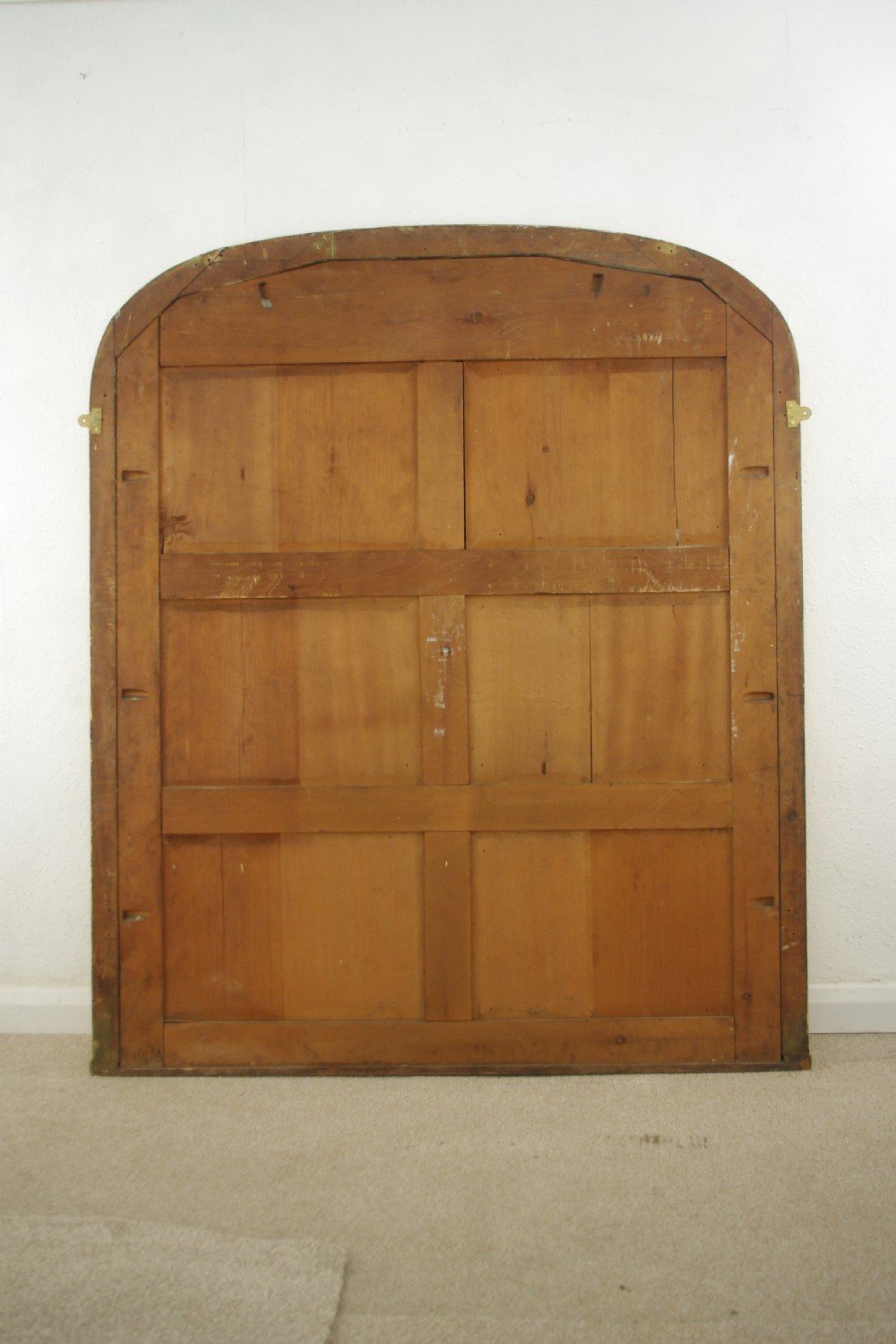 Victorian Gilt Large Arch Top Overmantle Mirror View X