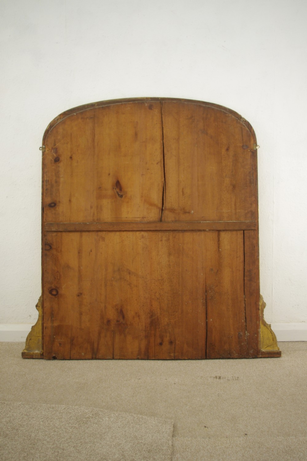 Victorian Gilt Arch Top Overmantle Mirror View VIII