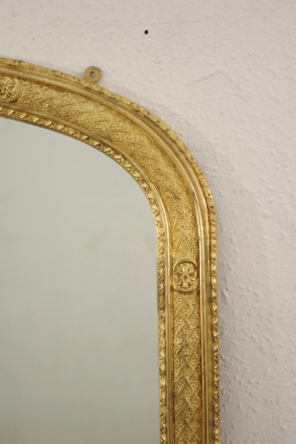 Victorian Gilt Arch Top Overmantle Mirror View VI
