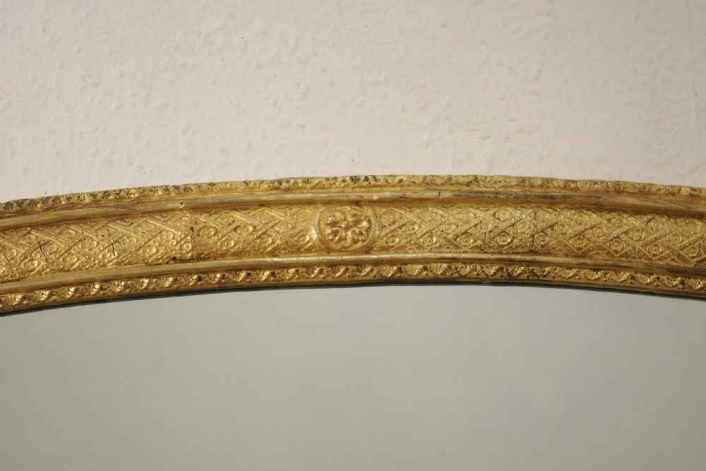 Victorian Gilt Arch Top Overmantle Mirror View VII