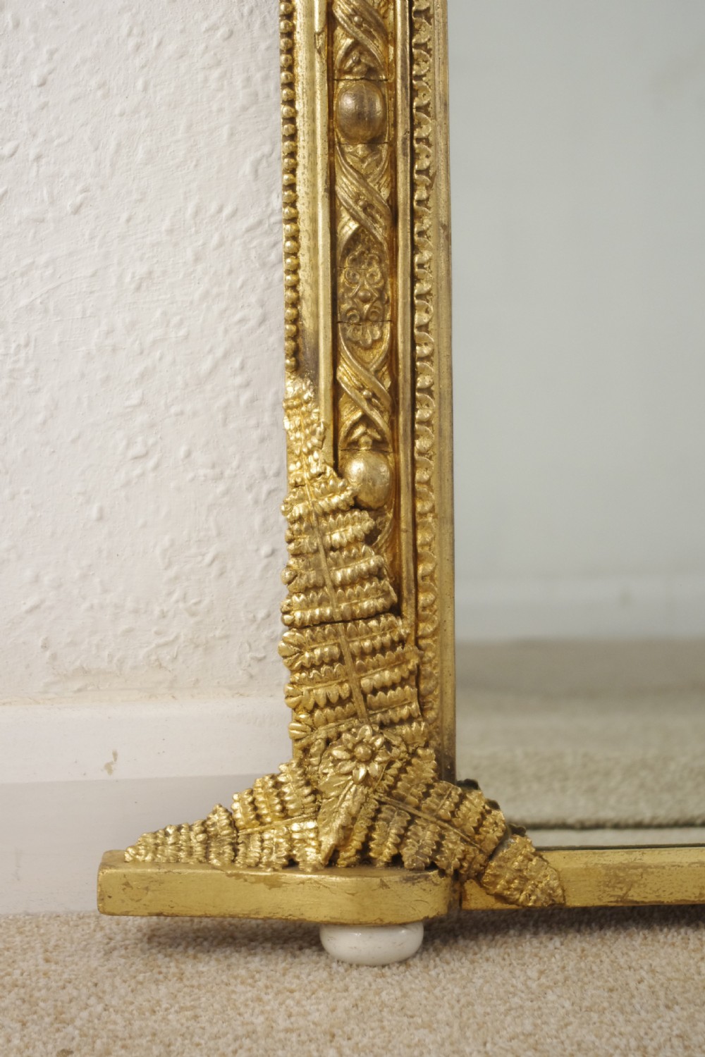 Victorian Gilt Arch Top Overmantle Mirror View IX