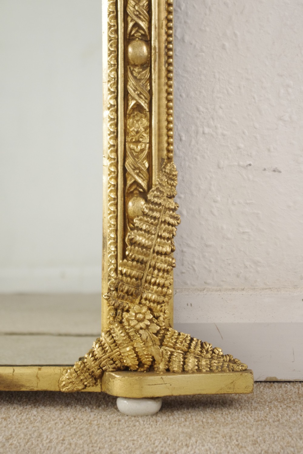 Victorian Gilt Arch Top Overmantle Mirror View X
