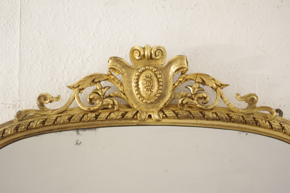 Victorian Gilt Arch Top Pier Mirror View III