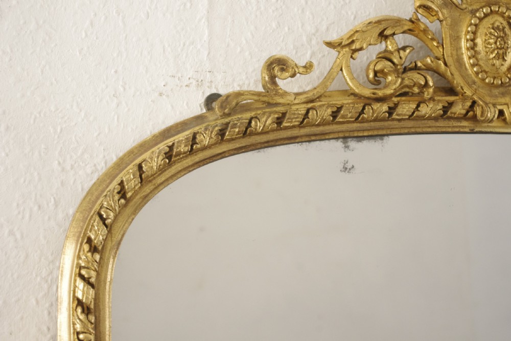 Victorian Gilt Arch Top Pier Mirror View IV