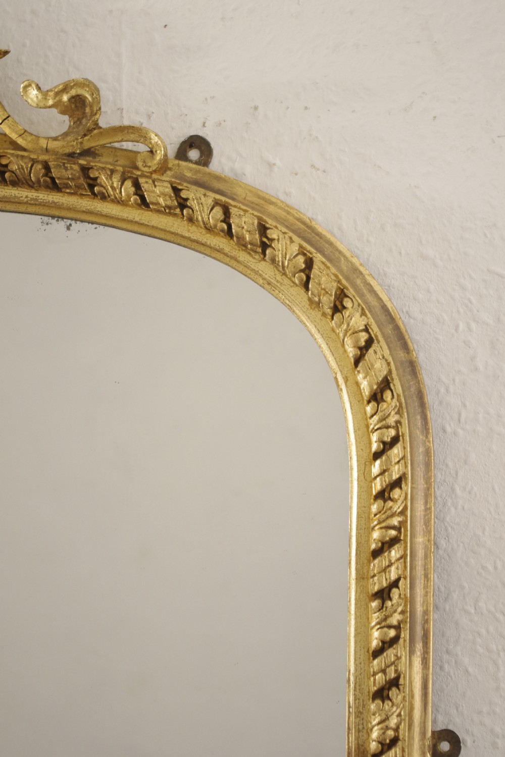 Victorian Gilt Arch Top Pier Mirror View V