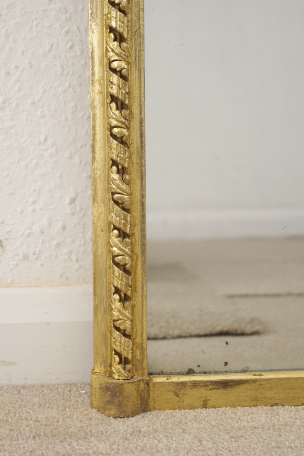 Victorian Gilt Arch Top Pier Mirror View VI