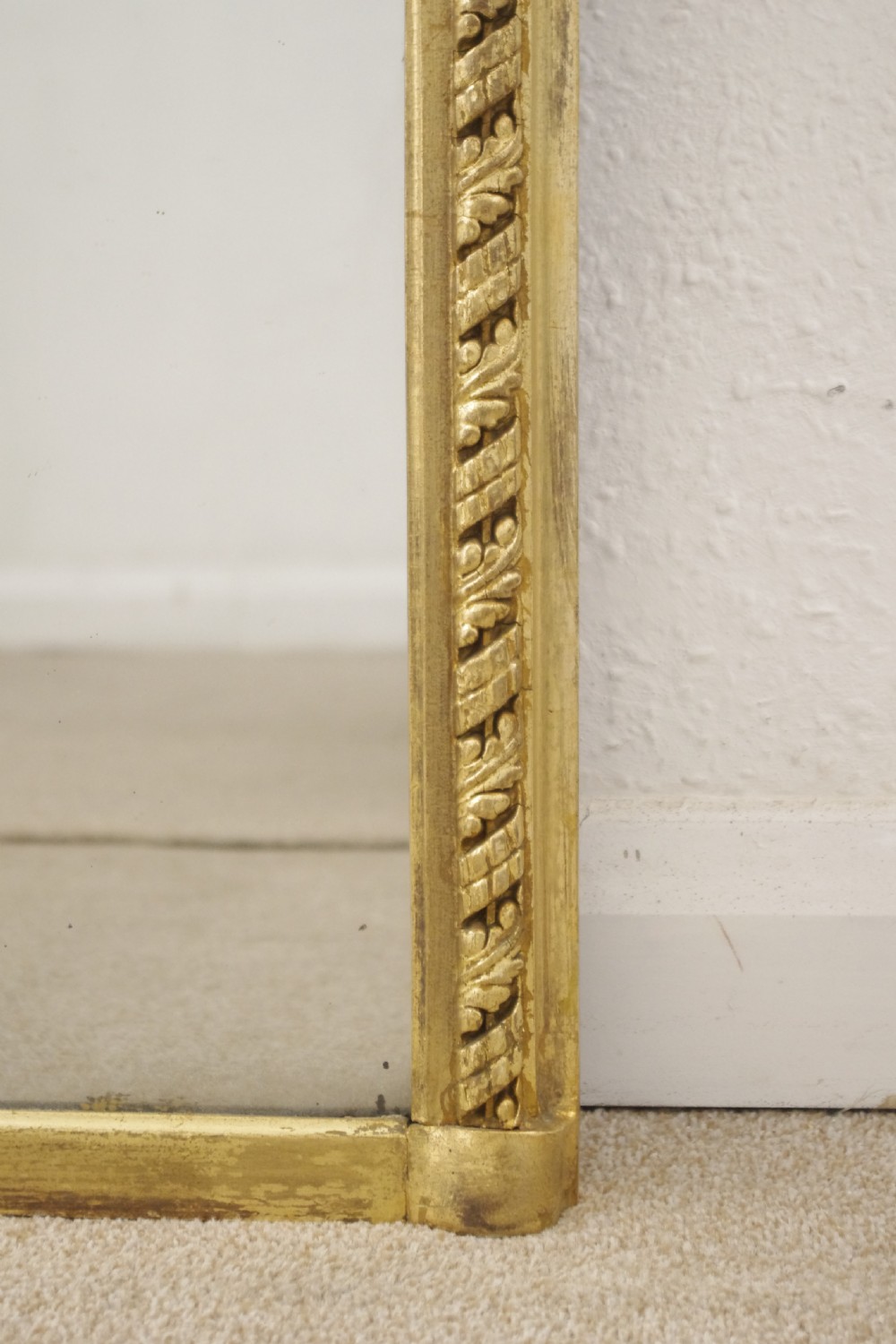 Victorian Gilt Arch Top Pier Mirror View VII