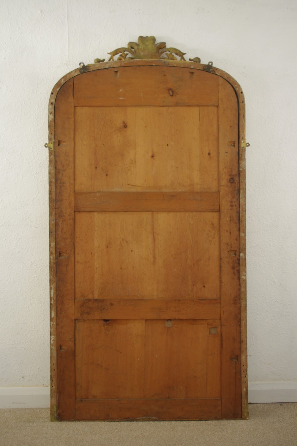 Victorian Gilt Arch Top Pier Mirror View X