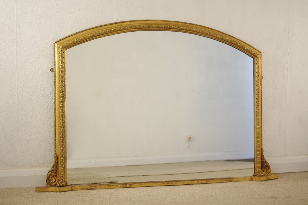 Victorian Gilt Overmantle Mirror View II