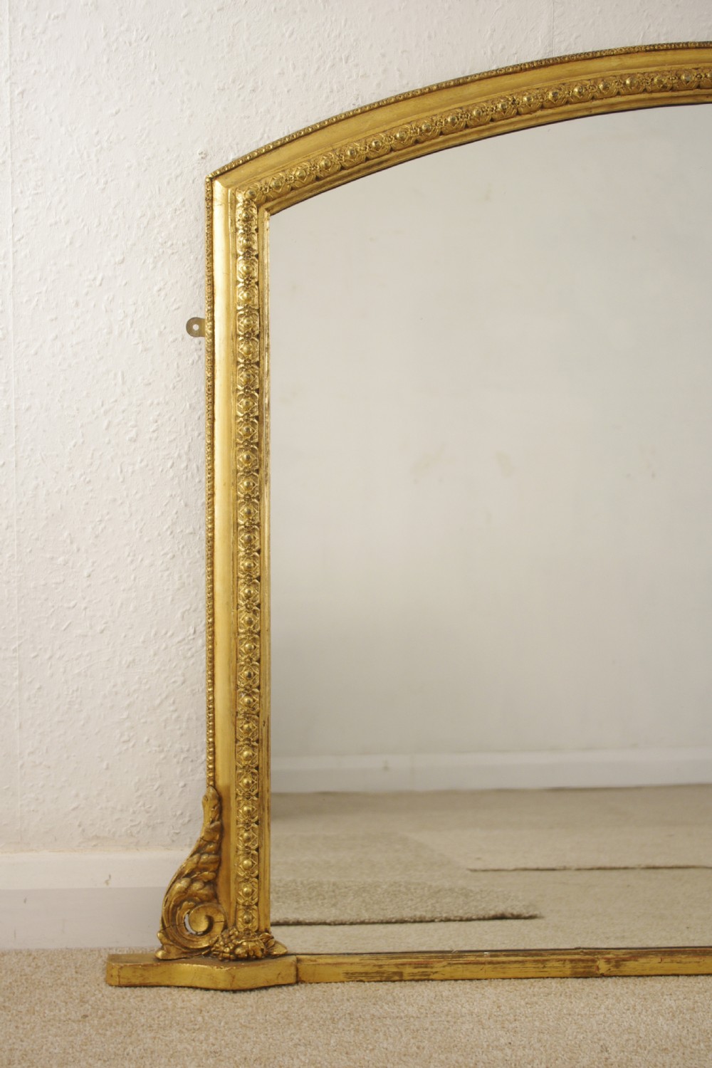Victorian Gilt Overmantle Mirror View III