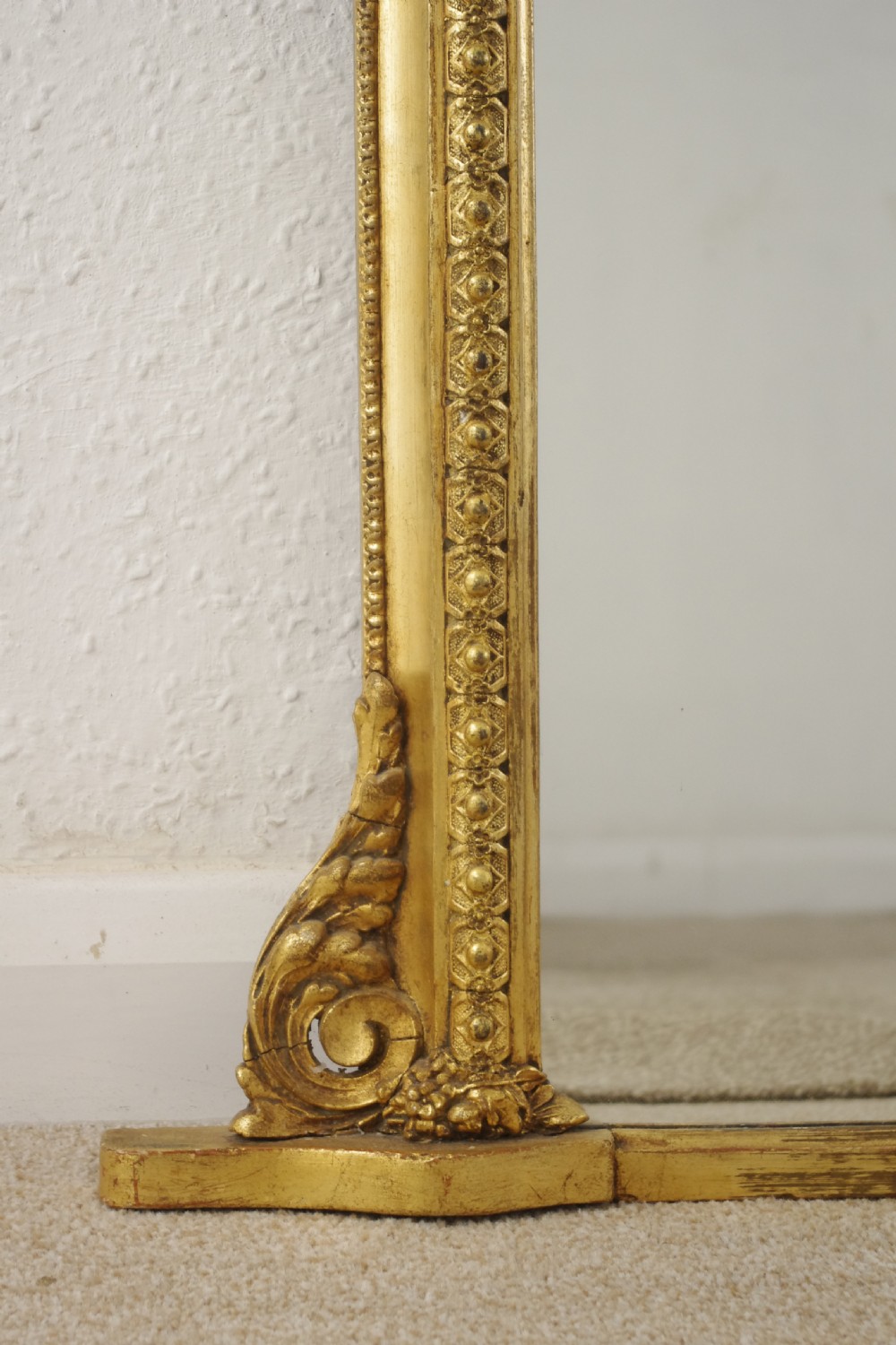 Victorian Gilt Overmantle Mirror View VII
