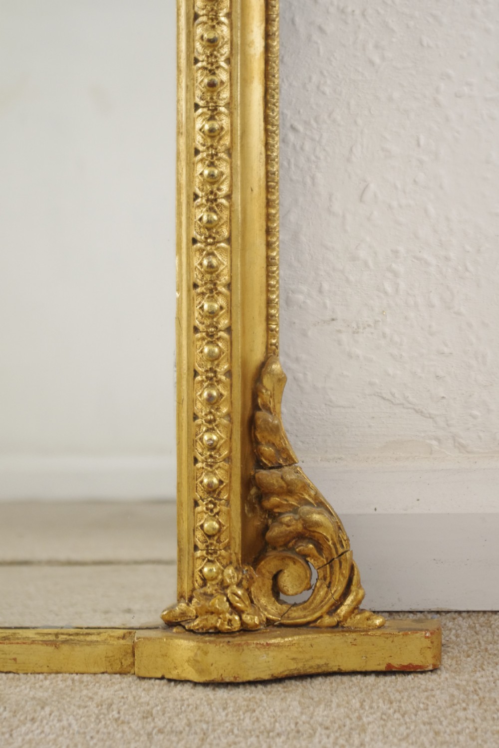 Victorian Gilt Overmantle Mirror View VIII