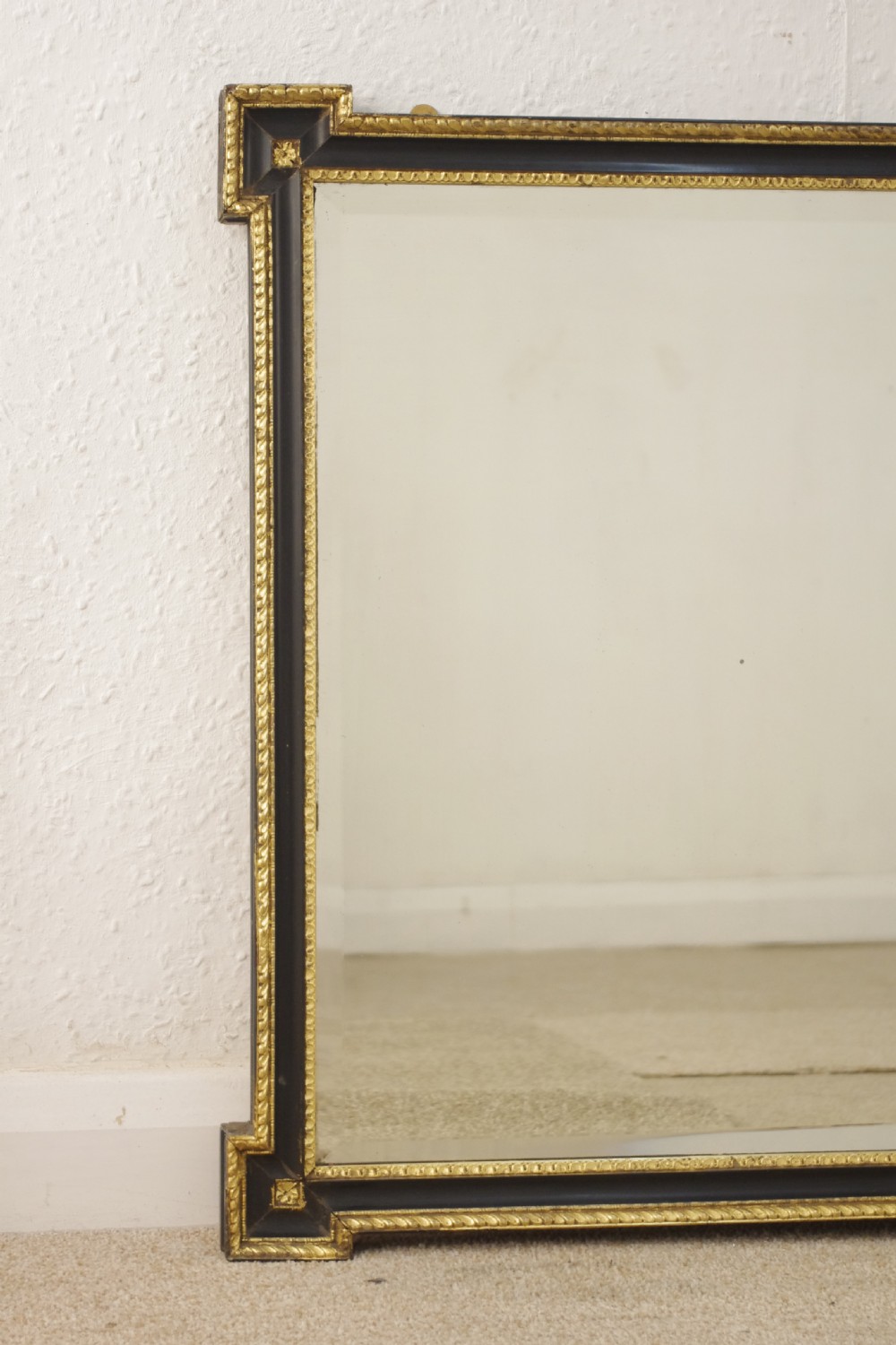 Ebonised and Parcel-Gilt Overmantle/Wall Mirror View III