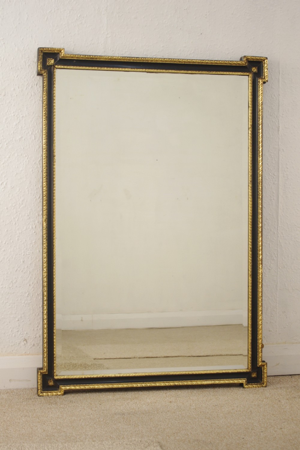 Ebonised and Parcel-Gilt Overmantle/Wall Mirror View VI