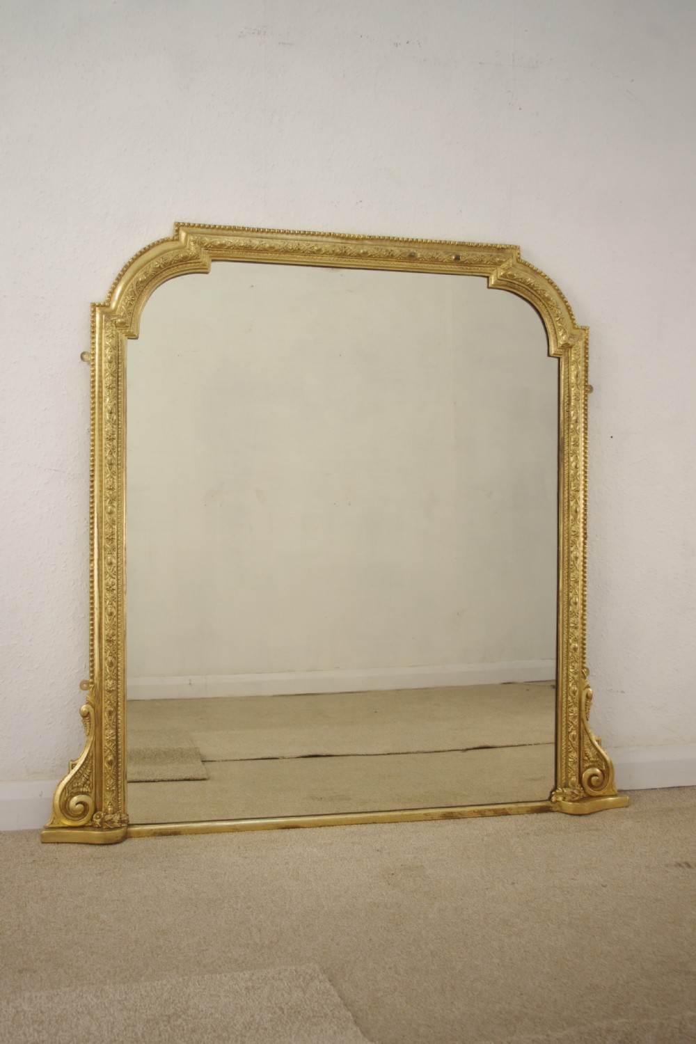 Victorian Gilt Overmantle Mirror