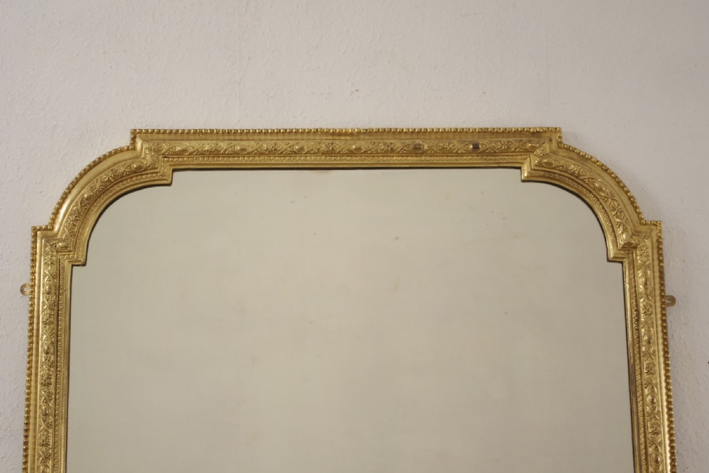 Victorian Gilt Overmantle Mirror View II