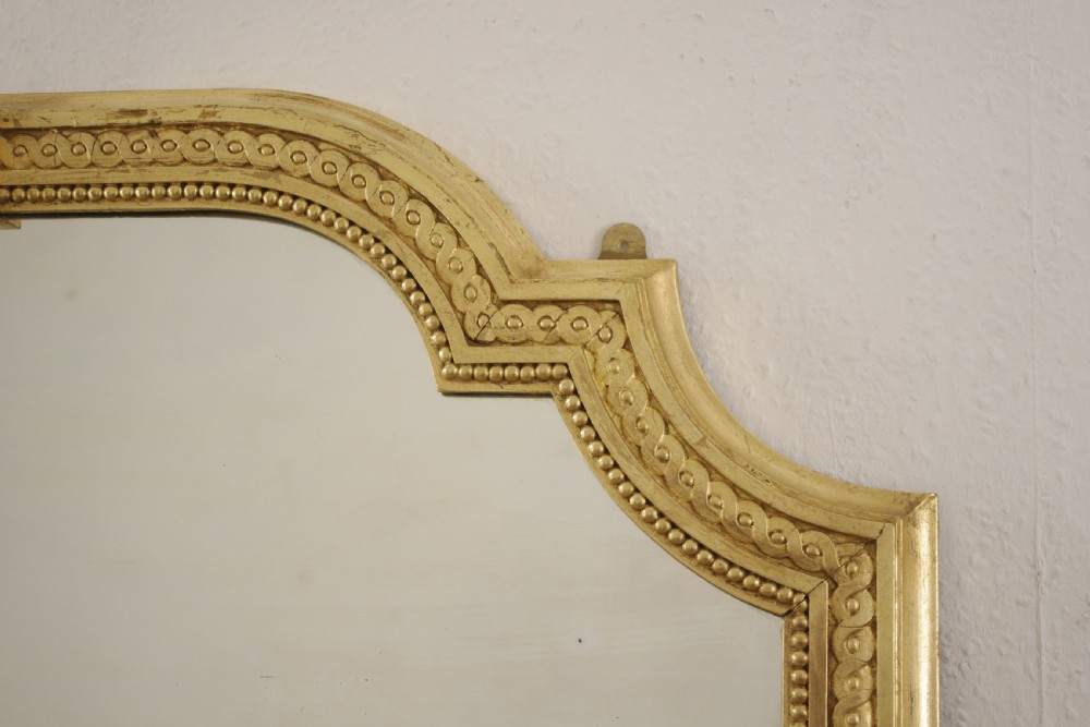 Victorian Gilt Large Overmantle Mirror View VIII