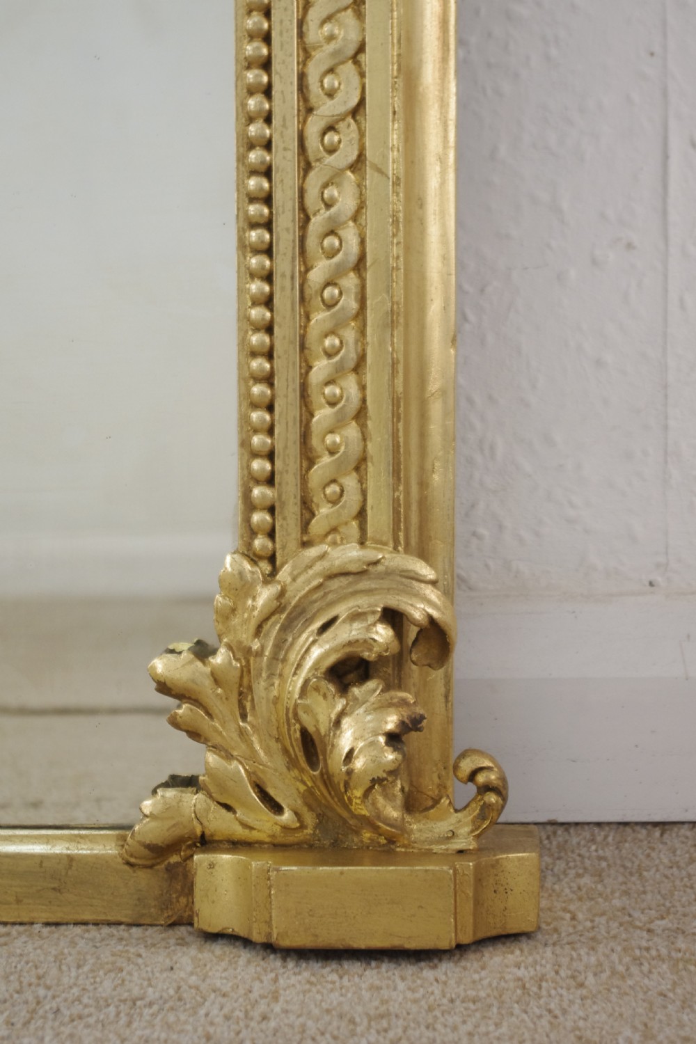 Victorian Gilt Large Overmantle Mirror View X