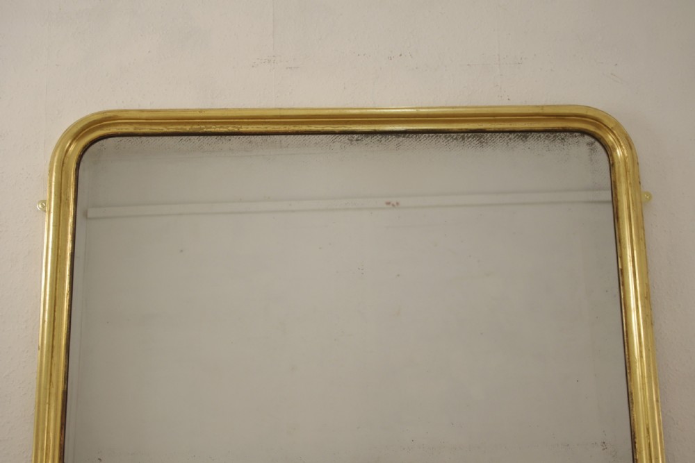 Victorian Gilt Wood Large Overmantle Mirror View II