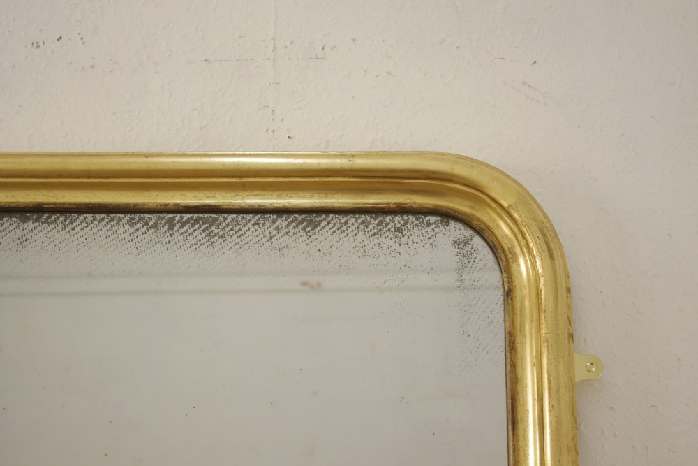 Victorian Gilt Wood Large Overmantle Mirror View V