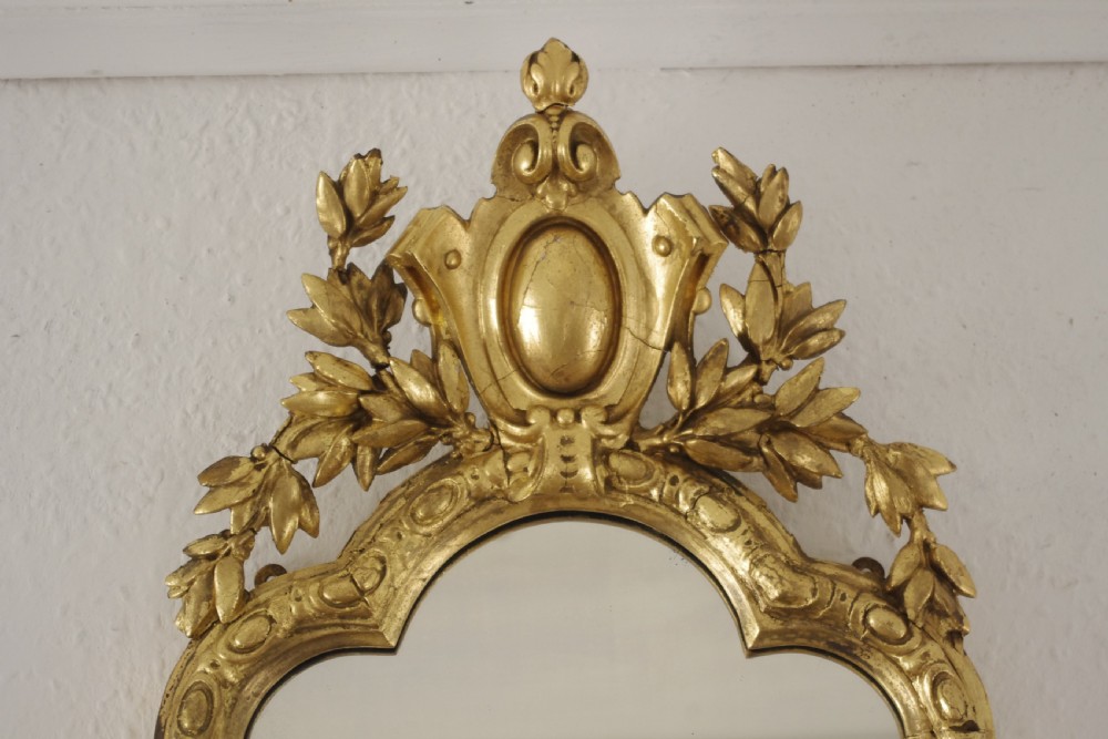Pair of Victorian Gilt Girandoles with Brackets View V