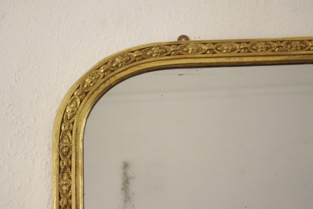 Victorian Gilt Overmantle Mirror View III