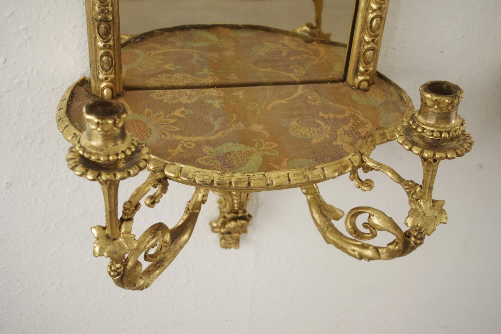 Pair of Victorian Gilt Girandoles with Brackets View XI