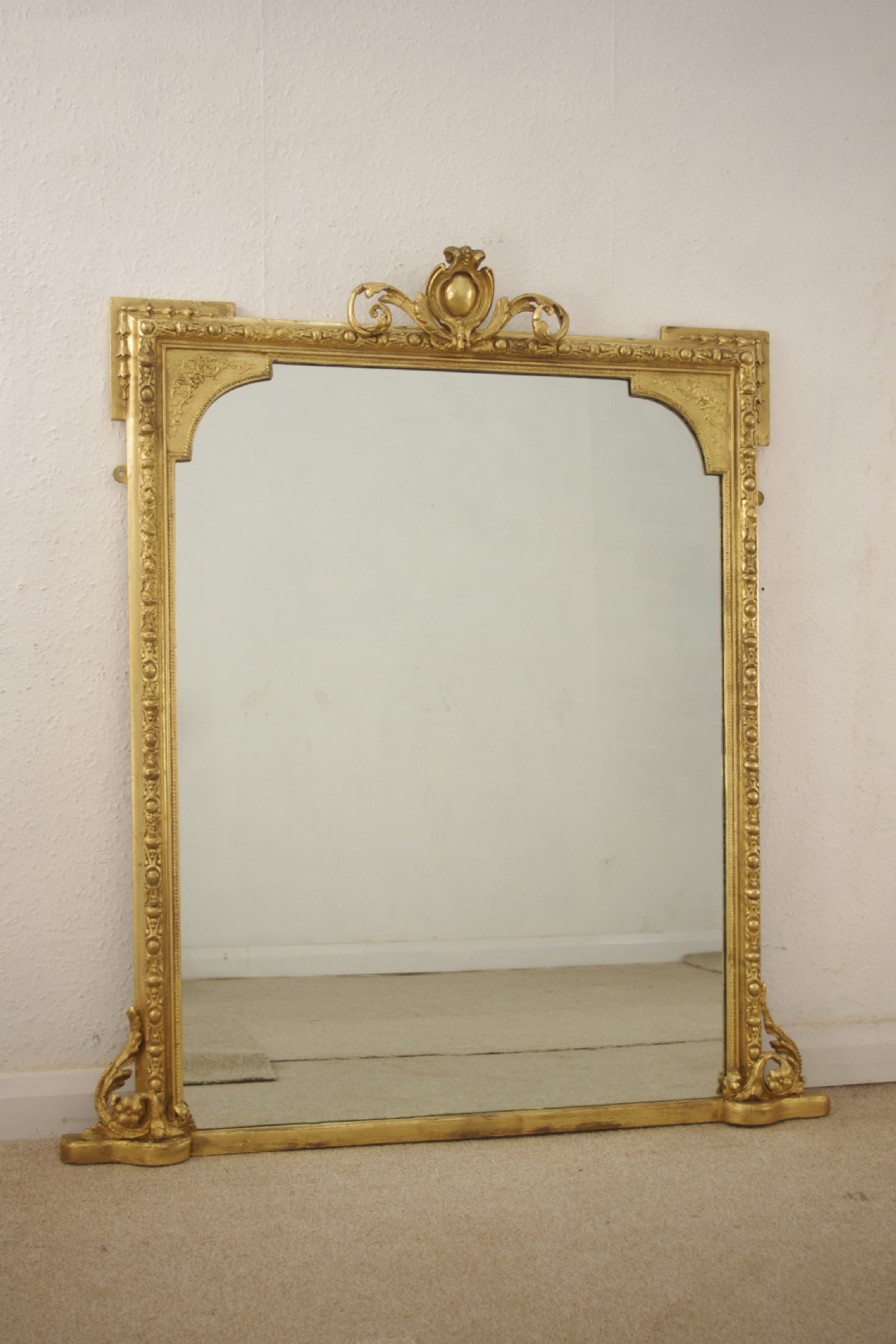 Victorian Gilt Overmantle Mirror