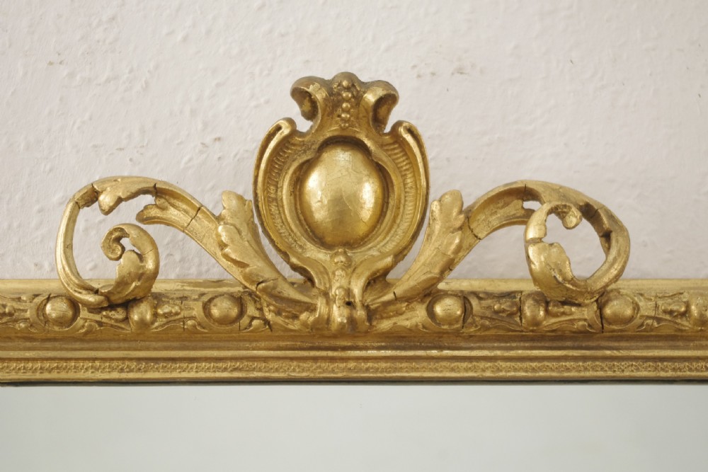Victorian Gilt Overmantle Mirror View III