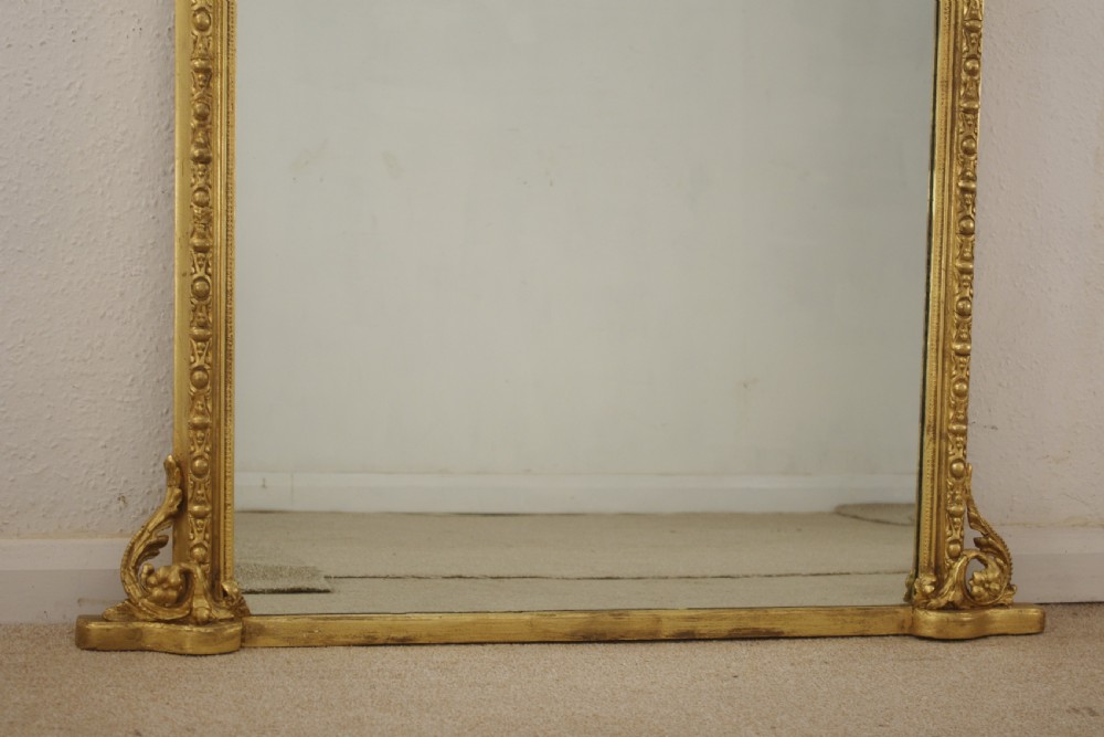 Victorian Gilt Overmantle Mirror View VI