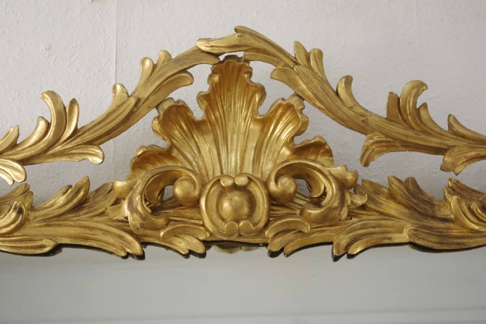Victorian Gilt Large Overmantle Mirror View IV
