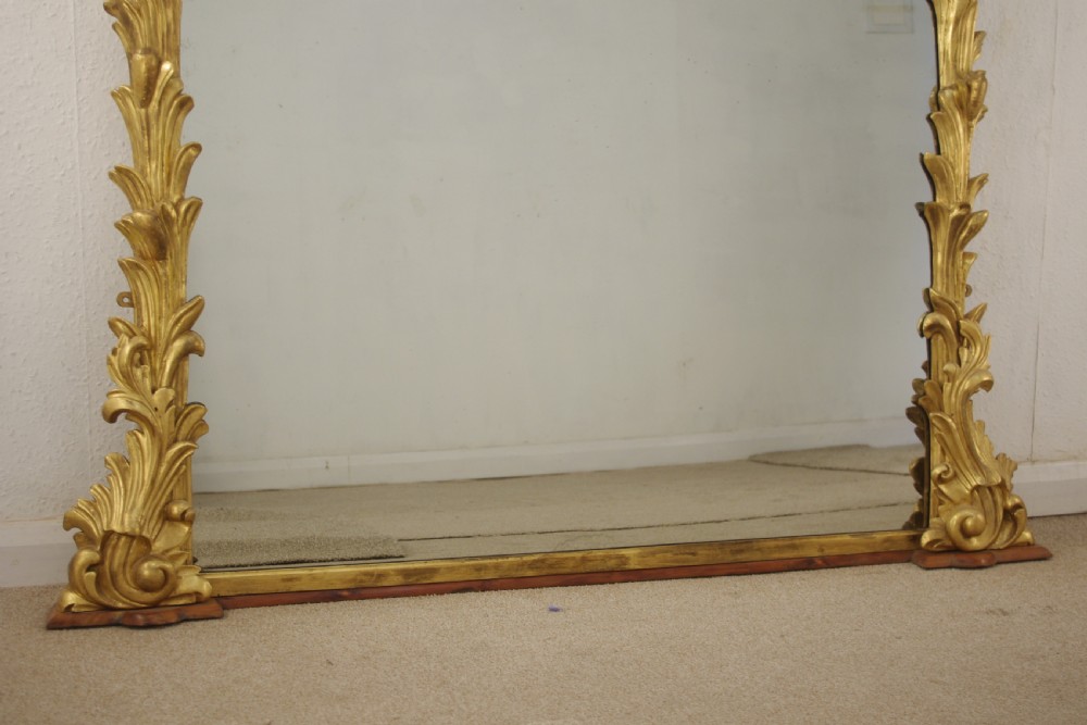 Victorian Gilt Large Overmantle Mirror View IX